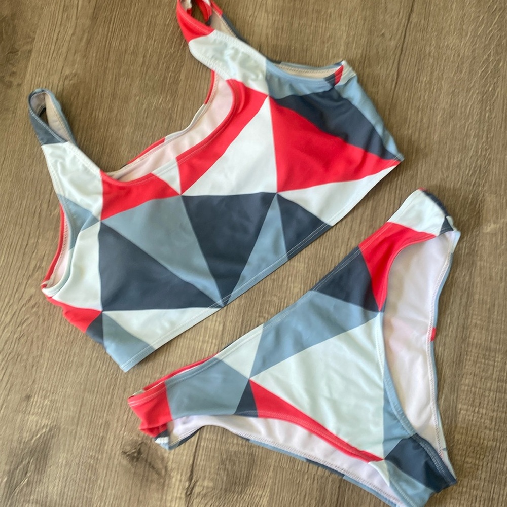 Multi colored bikini